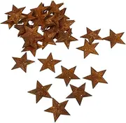 HAWILLOSCH DIY Pendant Charms 50pcs Iron Star Ornaments Rustic Iron Craft Decor Small Metal Stars for Home