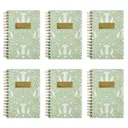 6PK LVD Vintage A5 Notebook Journal/Diary Office Writing Stationery 15.5x21cm