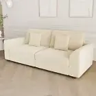 Ufurniture Modular Sofa Futon Couch Cushion Corduroy Lounge Armchair Beige