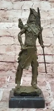 Museum Quality Bronze of Indian Chief Statue by Russell Cultural Heritage Sale