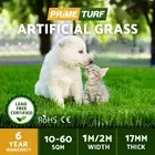 Prime Turf Artificial Synthetic Grass Fake Lawn 10-60SQM Turf Plant Olive 17mm