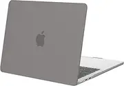 MOSISO Compatible with MacBook Air 13 inch Case 2025 2024 2023 2022 Release M4 A3240 M3 A3113 M2 A2681, Protective Plastic Hard Shell Cover Compatible with MacBook Air 13.6 inch Case, Gray
