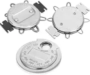 Reelau 3 Pieces Spark Plug Gap Gauge Set, Spark Plug Tool Gapper Gauge Wire Plug Gap Tool Dual-Marked SAE and Metric Sizing from 0.020-0.100 Inches and 0.50-2.50mm