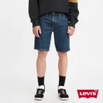 LEVIS 男款 上寬下窄 405牛仔短褲 / 精工深藍染水洗 / 仿舊紙標