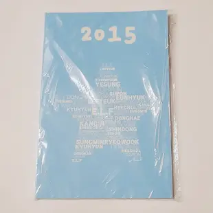 Super Junior MAMACITA  AYAYA SJ官方 2015年年曆手帳週計畫行事曆日誌本手冊