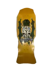Dogtown Cyco Skates 78 Skull Wings Wood Stain 10.125in Skateboard Deck