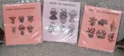 Herrschners Vintage Angel & Christmas Pin 3 Kits Snowman Toy Soldier Ballerina+