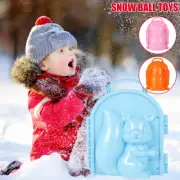 Cartoon Snow Models for Children Plastic Squirrel Bear Elf Shaped Snowball DEE