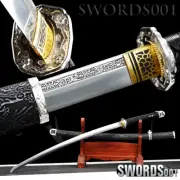 98 TYPE Japanese Guntō Military Sword engraved blade dragon pattern scabbard
