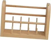 Wooden Spools Holder Stand, Knitting Crochet Supplies,Spools Thread Rack, Sewing Thread Organizer