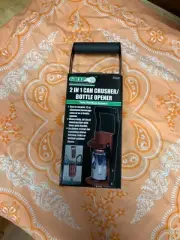 GRIP 2 N 1 Can Crusher Bottle Opener Small Big Cans