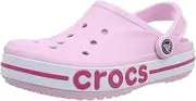 [Crocs] Unisex-Adult Bayaband Clogs, Ballerina Pink/Candy Pink, 9 Men/11 Women, Ballerina Pink/Candy Pink, 11 Women/9 Men