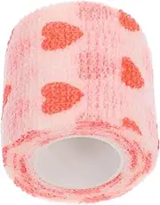 Non-woven Cat Bandage Wrap Self Adherent Tape for Dogs Pet Wrap Bandage Elastic Red
