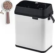 Commercial Coffee Portafilter Cleaner, 300RPM Automatic Portafilter Cleaning Machine with 2 Scrapers & 1 Brush, Detachable, for Coffee Shops, Restaurants, Bars and Home Kitchens White