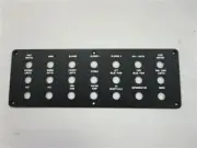 COBALT 500822 BLANK BLACK ALUMINUM SWITCH PANEL 11" X 4 3/4" MARINE BOAT