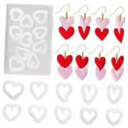 Mini Heart Polymer Clay Cutters Valentine's Day Clay Earring Making Kit Soft