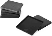 Evemodel Model Square Bases Plastic Black for Wargame Tabletop (50 * 50mm-16pcs)