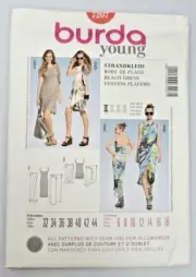 Burda Young Sewing Pattern 7207 Misses' Close Fitting Beach Dress Size 6-18