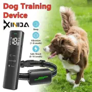 800M E-Collar Remote Control Obedience Anti Bark Electric Shock Training Pet Dog