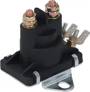 12V Starter Relay Solenoid, 4.8W Brass Coil, Easy Installation, High Starting Power, Wide Applications for ATV Utility Vehicle Snowmobile Lawn Mower Garden Tractor
