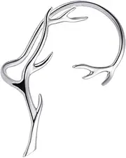 [HAPINARY] 1Pc Simple branch earrings gold ear cuff earrings pearl women's clip-on earrings Antler ear clip Twig Ear Cuff Non- Piercing Earrings fashion earrings fashion ear accessories twine