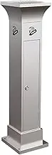 Outdoor Trash Can Outdoor Vertical Ash Column Trash Can Stainless Steel Smoking Area Cigarette Butt Column Cigarette Butt Collector Outside Garbage can