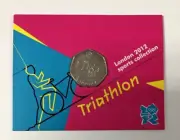 2012 Royal Mint London 2012 Olympics Collector Coin Triathlon