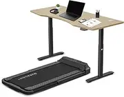 [Lifespan Fitness] V-FOLD Treadmill with Ergodesk, Oak, 150 cm