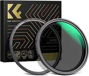 K&F Concept 67mm Magnetic Variable ND Lens Filter ND2-ND32 (1-5 Stops) + 67mm Basic Ring Kit, No X Cross Magnetic Adjustable Neutral Density Filter with 28 Multi-Layer Coatings (Nano-X Series)