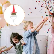 Christmas Party Games Pool Toy Ring Toss Witch Hat Inflatable for Kids