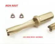 1P C25-3D20 WC03 U drill / indexable U drill + 2P WCMX030208-FZ 6115