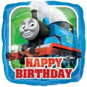 17" SQR Thomas The Tank Bday Foil BLN