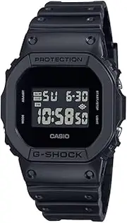 [Casio] G-SHOCK Men's DW5600UBB-1D Digital Watch, Black, 48.9 x 42.8 x 13.4 mm