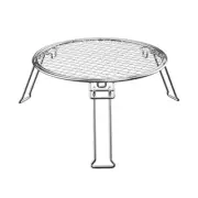 Sturdy Stainless Steel BBQ Grill Rack Portable Campfire Rack for Outdoor Use