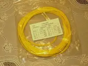 5 Meter LC-LC Fiber Optic Cable Duplex Multi-Mode ( YELLOW ) 50/125 NEW In Pkg!