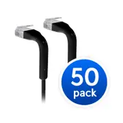 [U-Cable-Patch-RJ45-BK-50] UniFi Patch Cable, 50-Pack, Reduced Packaging Low Plastic Waste Black