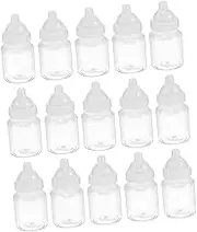 Vaguelly 20pcs Boxes Candy Box Bottle Party Favors Candy Bin Candy Container Party Favors for Shower Small Candy for Shower Bottles Plastic White