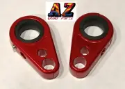 Billet Red Front A-Arm Brake Line Clamps Yamaha Banshee 350 Blaster 200