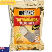 HOTHANDS Toe Warmers Pair Multipurpose - Air Activated & Long Lasting - 5 count