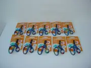 10 Fiskars Multi Color 5" Stainless Steel Kids Blunt-Tip Scissors Ages 4+