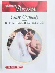 Bride Behind the Billion-Dollar Veil by Clare Connelly .. 2019 Larger Print HP