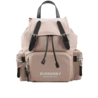 在飛比找momo購物網優惠-【BURBERRY 巴寶莉】The Rucksack 標誌印