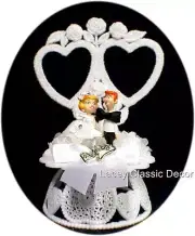 George & Jane Jetsons Wedding Cake Topper Space age top Funny Cartoon groom top