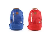 HERSCHEL SUPPLY CO - VILLAGE Red Rip Stop / Cobalt Ripstop Backpack Book Bag