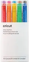 Cricut Glitter Gel Pens 0.8 mm Rainbow Colors 10 (ct) DIY Creative Projects Custom Cards Home Decor