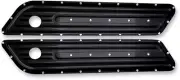 COVINGTONS C1010-B Saddlebag Hinge Cover - Dimpled - Black
