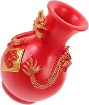 Ciieeo Resin Dragon Flower Vase Modern Decorative Centerpiece for Home Tabletop Ornament for Flower Arranging and Floral Displays Elegant Dining Table Decor