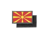 Flag patch printed badge country macedonia