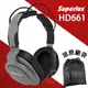 【公司貨附發票】送原廠袋轉接頭 Superlux HD661 監聽耳機 耳罩式耳機 封閉式專業監聽級耳機 舒伯樂 灰