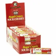 Regal Crown Hard Candy Rolls (Sour Cherry) 24ct